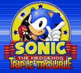 Заставка игры Sonic The Hedgehog: Triple Trouble